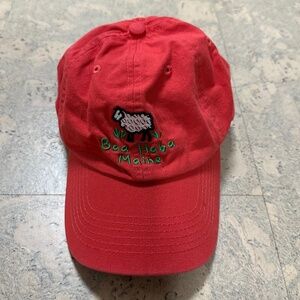 Bar Harbor Maine Red Cap Baa Haba Sheep Unisex